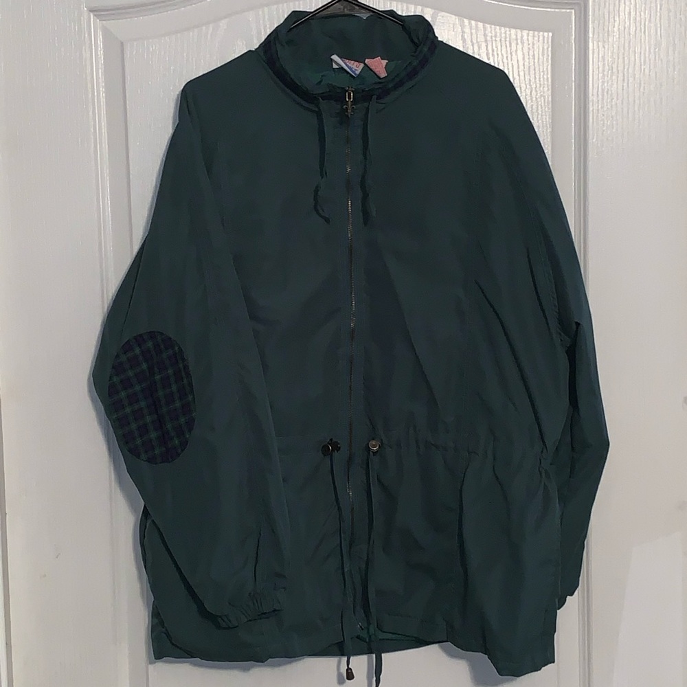 GREEN PATCHWORK JACKET